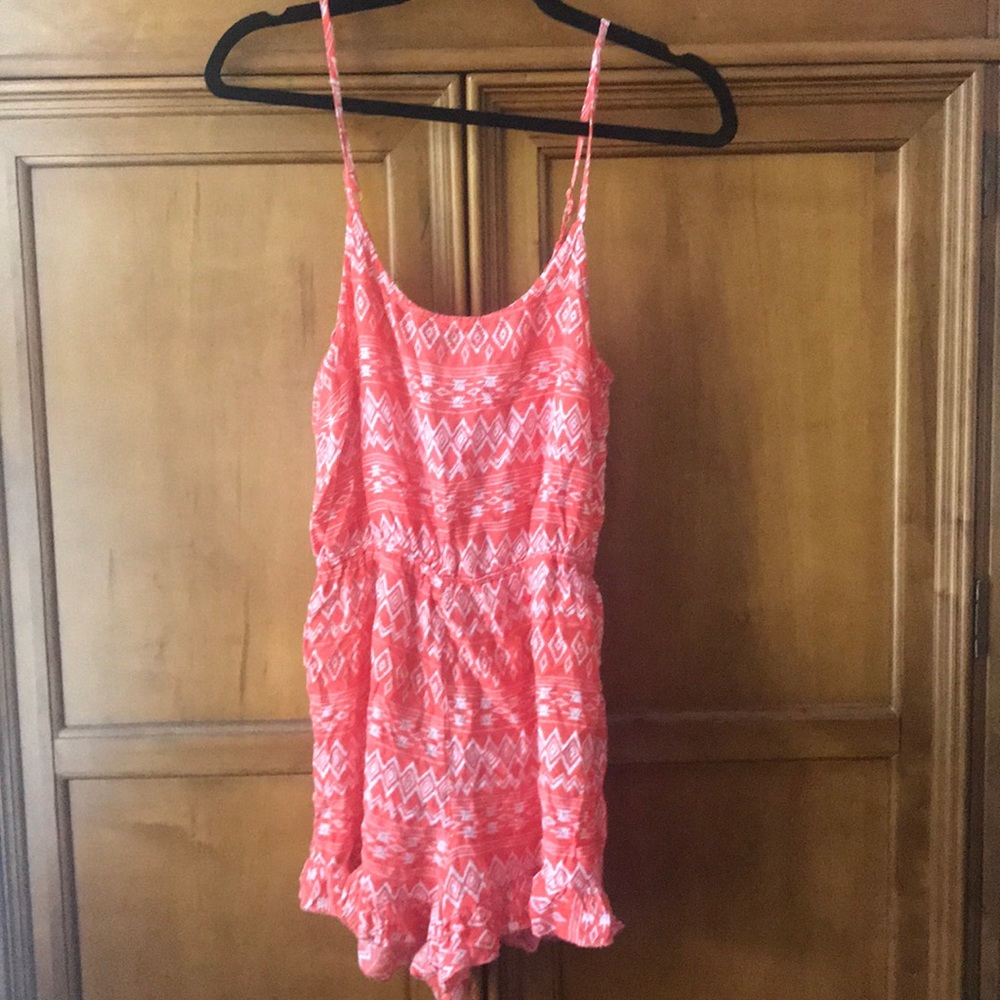 Tribal print orange jumper